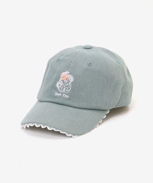 MAJESTIC LEGON（マジェスティックレゴン）の「SZKコラボ チャーミングCAP（キャップ・レディース・サックスブルー/ベージュ/ネイビー・FREE）」の12枚目の写真