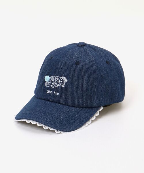 MAJESTIC LEGON（マジェスティックレゴン）の「SZKコラボ チャーミングCAP（キャップ・レディース・サックスブルー/ベージュ/ネイビー・FREE）」の13枚目の写真