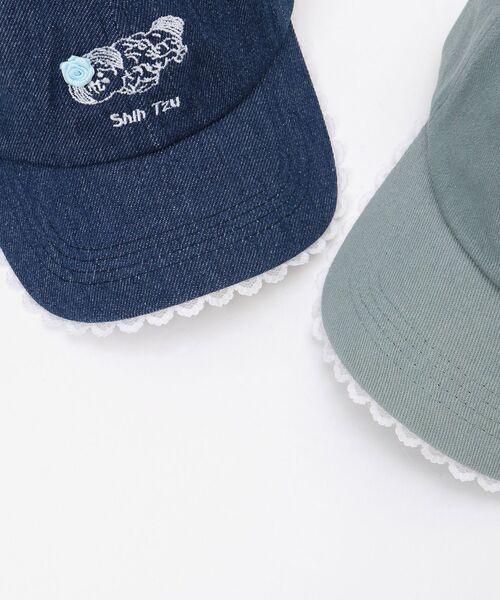 MAJESTIC LEGON（マジェスティックレゴン）の「SZKコラボ チャーミングCAP（キャップ・レディース・サックスブルー/ベージュ/ネイビー・FREE）」の18枚目の写真