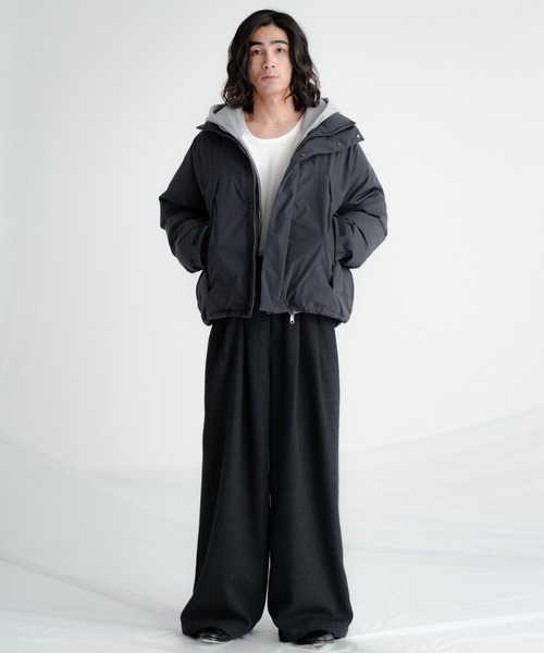 SINSS（シンス）の「Short puff jacket / ショートパフジャケット（ダウンジャケット/コート・メンズ・ブラック/チャコール/ライトグレー/ブラウン・SMALL/MEDIUM/LARGE/X-SMALL）」の6枚目の写真