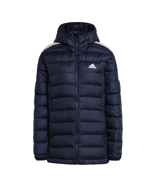 adidas(アディダス)の「アディダス adidas エッセンシャルズ ダウンパーカー(ダウンジャケット/コート・レディース・ブラック/ネイビー・S/M/L/XL)」の1枚目の写真