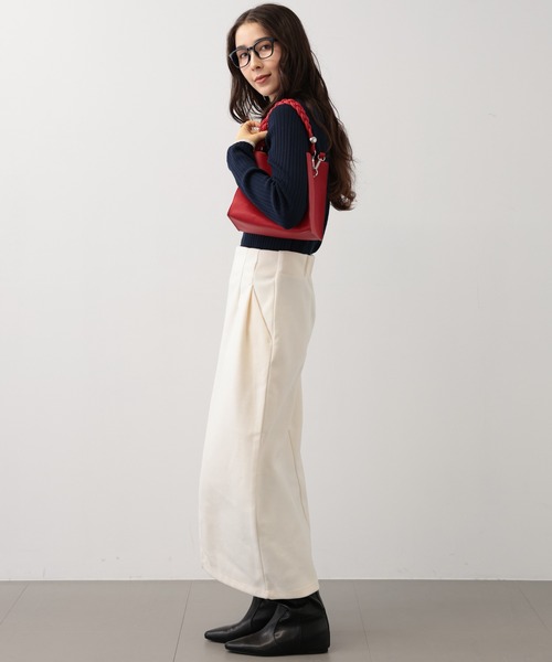 saloon（サルーン）の「SALOON(サルーン)/メルトンジャージタイトスカート　ロング丈（スカート・レディース・オフホワイト/ブラック/グリーン・SMALL/MEDIUM）」の17枚目の写真