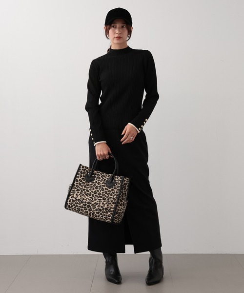 saloon（サルーン）の「SALOON(サルーン)/メルトンジャージタイトスカート　ロング丈（スカート・レディース・オフホワイト/ブラック/グリーン・SMALL/MEDIUM）」の15枚目の写真