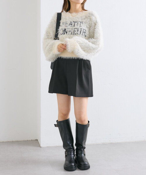 w closet（ダブルクローゼット）の「ダブルベルトショートパンツ（その他パンツ・レディース・ベージュ/ブラウン/ブラック・FREE）」の8枚目の写真