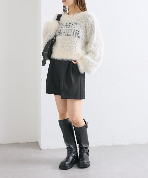 w closet（ダブルクローゼット）の「ダブルベルトショートパンツ（その他パンツ・レディース・ベージュ/ブラウン/ブラック・FREE）」の9枚目の写真