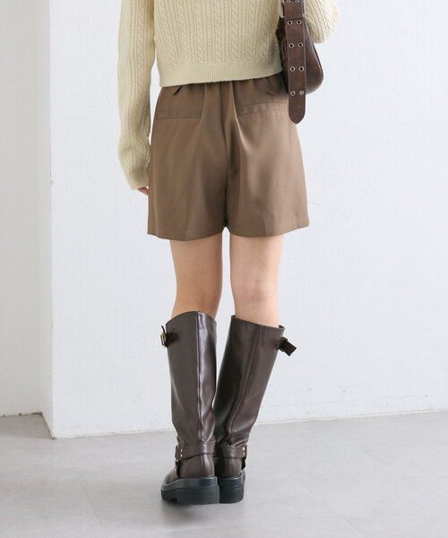 w closet（ダブルクローゼット）の「ダブルベルトショートパンツ（その他パンツ・レディース・ベージュ/ブラウン/ブラック・FREE）」の15枚目の写真