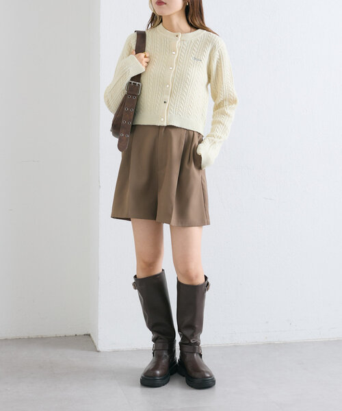 w closet（ダブルクローゼット）の「ダブルベルトショートパンツ（その他パンツ・レディース・ベージュ/ブラウン/ブラック・FREE）」の16枚目の写真