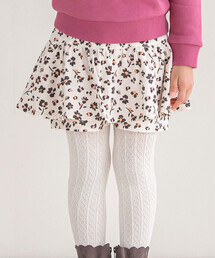 BeBe（ベベ）の「【お揃い】【reductionコラボ】レオパードフローラルペプラムショートパンツ(90~150cm)（その他パンツ・キッズ）」