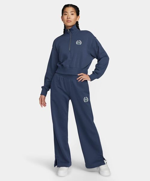 美品◎NIKE ナイキ トレーニングウェアセットアップ ハーフジップ ネイビー セール】《セットアップ対応商品》ナイキ スポーツウェア ウィメンズ