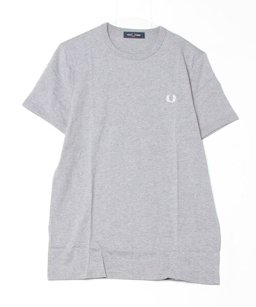 [FREDPERRY/フレッドペリー]ワンポイントロゴ刺繍ショートスリーブリンガーTシャツM3519