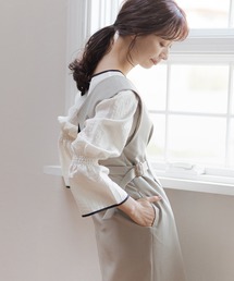 mysty woman | バイカラー2WAYブラウス2 291383(シャツ/ブラウス)