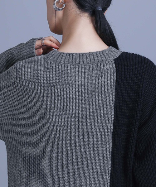 kOhAKU（コハク）の「『キルティング切替ワンピース』（ワンピース・レディース・グレー/ブラック・2/1）」の14枚目の写真