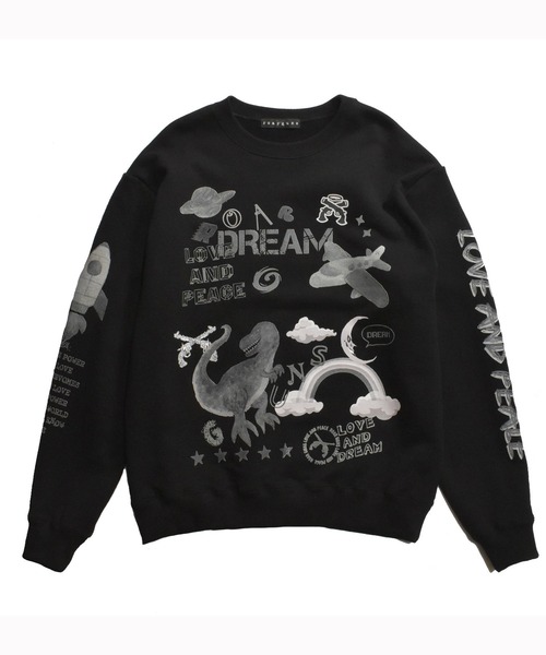 roarguns（ロアーガンズ）の「DINOSAUR CREWNECK SWEAT（スウェット