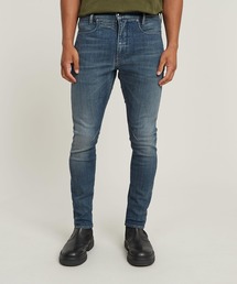 G-STAR | D-STAQ 3D SLIM JEANS/ヴィンテージライク立体裁断スリムテーパードジーンズ(デニムパンツ)