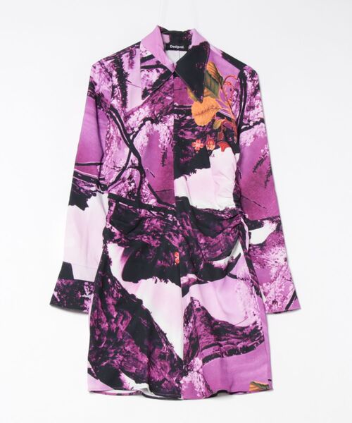 Desigual(デシグアル)の「LACROIXMONTANA ワンピースロングスリーブ(ワンピース・レディース・レッド・XL/L/M/S/XS)」の6枚目の写真