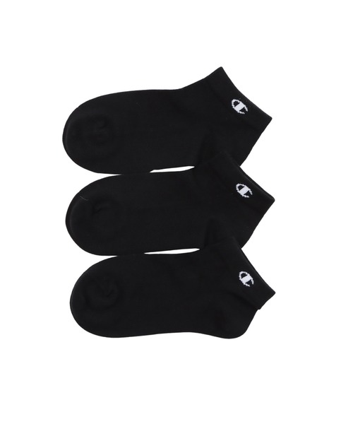 Champion（チャンピオン）の「【Champion/チャンピオン】レディース 【3足組】スニーカーインソックス（ソックス/靴下・レディース・ブラック/ホワイト・SMALL）」の2枚目の写真