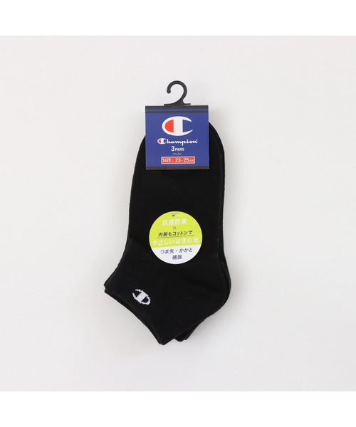 Champion（チャンピオン）の「【Champion/チャンピオン】レディース 【3足組】スニーカーインソックス（ソックス/靴下・レディース・ブラック/ホワイト・SMALL）」の10枚目の写真