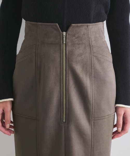 VIS（ビス）の「スエードポンチアイラインスカート（スカート・レディース・ベージュ/チャコールグレー/ブルー系その他4・S/M）」の19枚目の写真