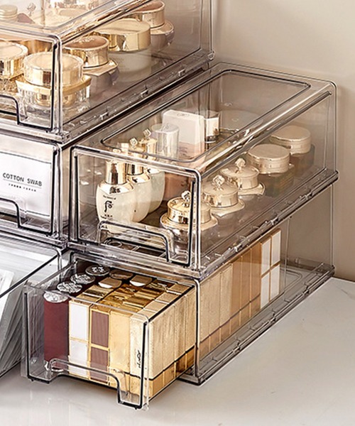 セール】クリア引き出し収納ケース(1段)（収納グッズ）｜IRADOWL