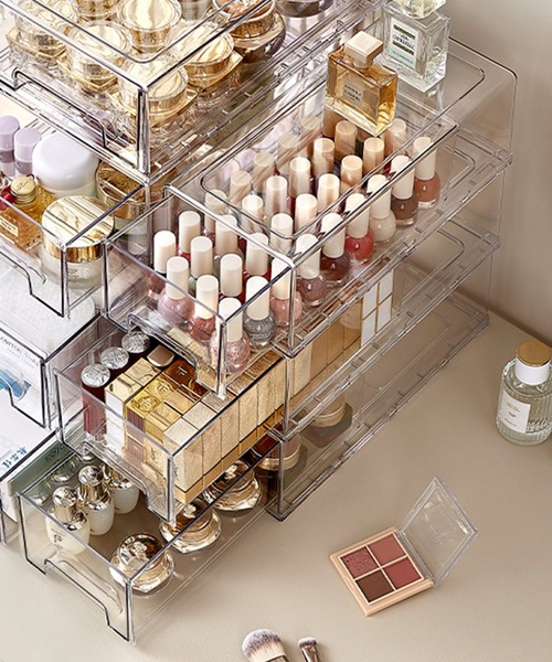 セール】クリア引き出し収納ケース(1段)（収納グッズ）｜IRADOWL