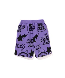 A BATHING APE | BAPE GRAFFITI PATTERN SWEAT SHORTS(その他パンツ)