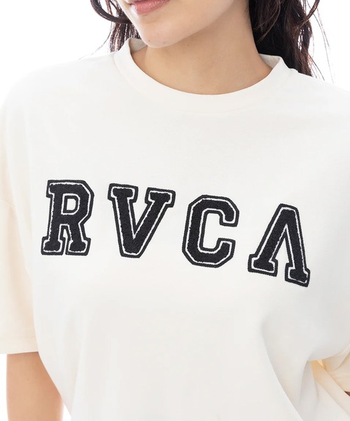 RVCA（ルーカ）の「RVCA/ルーカ Tシャツワンピース BF043-390（ワンピース・レディース・グレー/ブラック/ホワイト・M）」の6枚目の写真