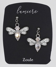 Zoule（ゾーラ）の「Zoule ゾーラ：ネイビーシリーズ　jewel bee　ハチ　蜂　ピアス（ピアス（両耳用））」