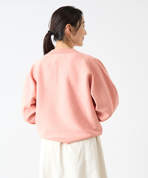 セール】【LOURMARIN】オーガンジー刺繍ニットプルオーバー