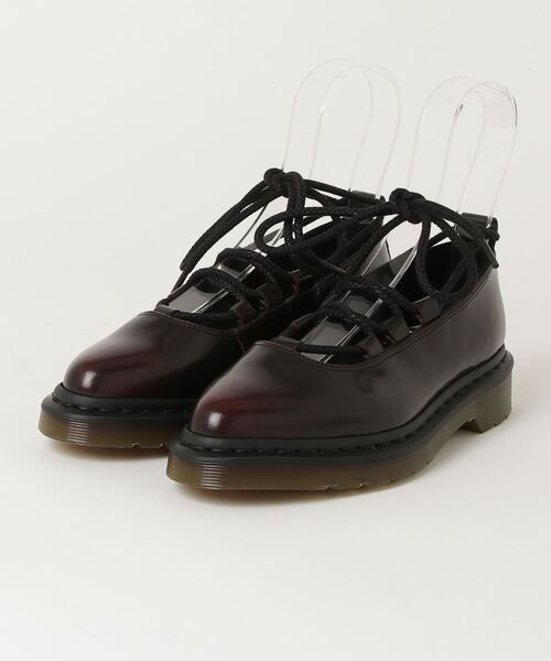 Dr.MARTENS◆ドクターマーチン/レースアップブーツ/UK7/YLW/エナメル/ピンク/8ホール/靴/クツ/カジュアル Dr. Martens⁄ドクターマーチン ELPHIE II レース アップ シューズ