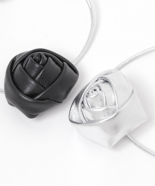 GLOBAL WORK（グローバルワーク）の「ローズヘアゴム/AND YUA ANY/309602（ヘアゴム・キッズ・ブラック/シルバー・FREE）」の4枚目の写真