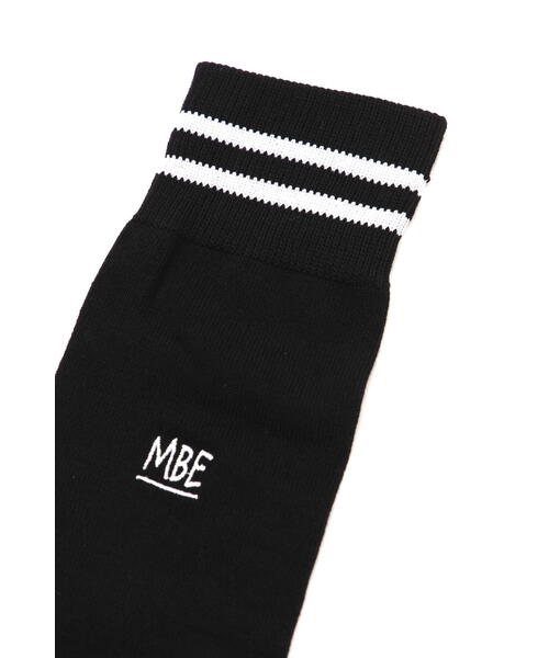 MASTER BUNNY EDITION（マスターバニーエディション）の「【MASTER BUNNY EDITION】ニーハイソックス (LADIES)（ソックス/靴下・レディース・ブラック/グレー・FREE）」の3枚目の写真