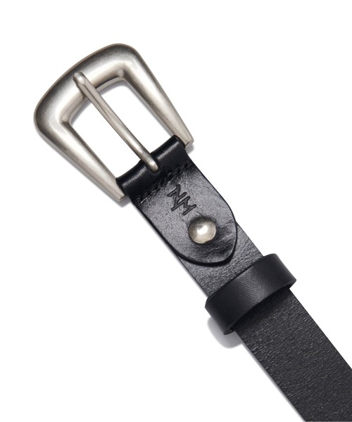 ベルト NOMANUAL NM WESTERN LEATHER BELT 5FT1017 A'GEM/9 × .kom 『NOMANUAL/ノーマニュアル』 NM LEATHER BELT