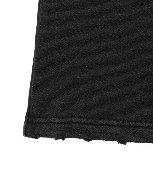 LUCY（ルーシー）の「LUCY/ダメージスウェットバギーパンツ（スウェットパンツ・メンズ・ブラック/杢グレー・MEDIUM/LARGE）」の5枚目の写真