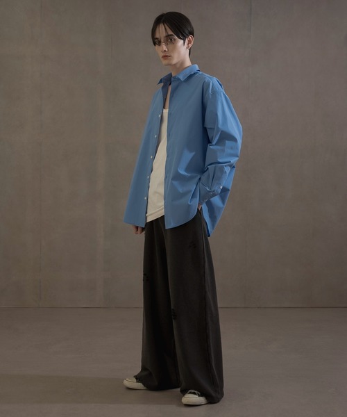 LUCY（ルーシー）の「LUCY/ダメージスウェットバギーパンツ（スウェットパンツ・メンズ・ブラック/杢グレー・MEDIUM/LARGE）」の8枚目の写真