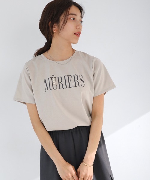 Bou Jeloud(ブージュルード)の「コットンロゴパールTシャツ(Tシャツ/カットソー・レディース・ホワイト・FREE)」の11枚目の写真