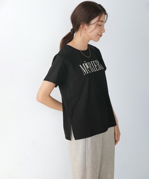 Bou Jeloud(ブージュルード)の「コットンロゴパールTシャツ(Tシャツ/カットソー・レディース・ホワイト・FREE)」の17枚目の写真