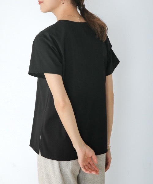 Bou Jeloud(ブージュルード)の「コットンロゴパールTシャツ(Tシャツ/カットソー・レディース・ホワイト・FREE)」の19枚目の写真