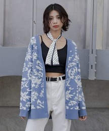 PAGEBOY | 3Dフラワージャガードカーディガン(カーディガン/ボレロ)