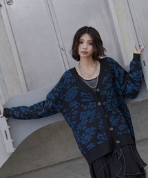 PAGEBOY | 3Dフラワージャガードカーディガン(カーディガン/ボレロ)