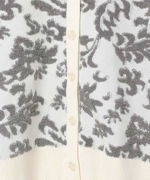 PAGEBOY（ページボーイ）の「3Dフラワージャガードカーディガン（カーディガン/ボレロ・レディース・オフホワイト/ブラック/ブルー系その他・FREE）」の18枚目の写真