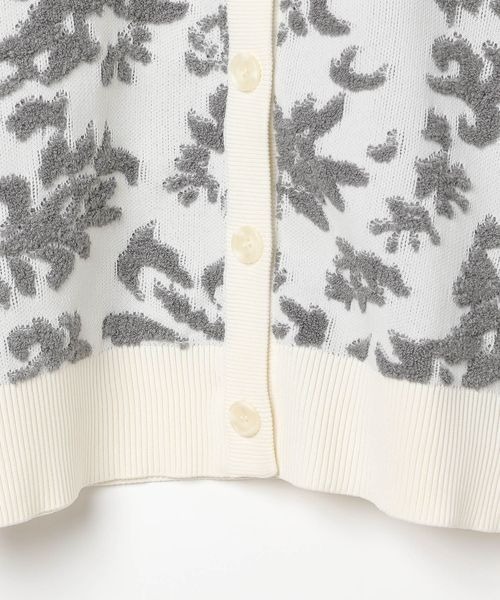 PAGEBOY（ページボーイ）の「3Dフラワージャガードカーディガン（カーディガン/ボレロ・レディース・オフホワイト/ブラック/ブルー系その他・FREE）」の19枚目の写真