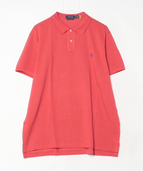 POLO RALPH LAUREN(ポロ ラルフ ローレン)の「カスタム スリム フィット メッシュ ポロシャツ(ポロシャツ・メンズ・レッド・L/M/S/XL/XS/XXL)」の6枚目の写真