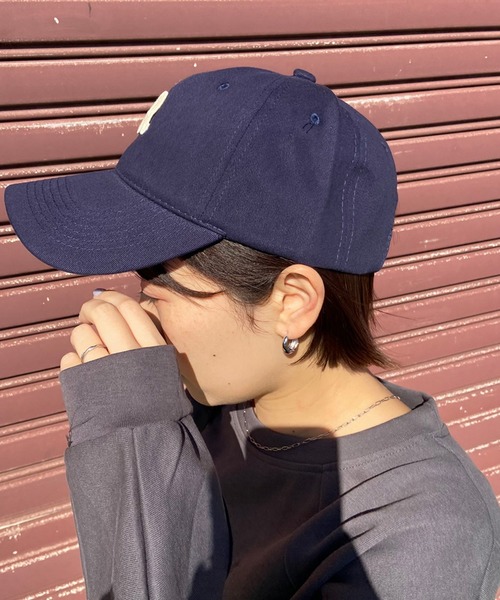 CRB（シーアールビー）の「Rロゴキャップ（キャップ・レディース・ブルー/アイボリー/ブラック/グリーン/ネイビー/ベージュ・F）」の16枚目の写真