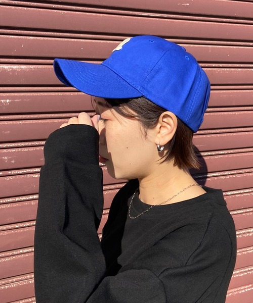 CRB（シーアールビー）の「Rロゴキャップ（キャップ・レディース・ブルー/アイボリー/ブラック/グリーン/ネイビー/ベージュ・F）」の21枚目の写真