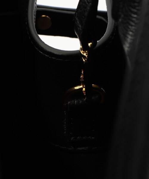 DEMELLIER LONDON（デメリエーロンドン）の「DEMELLIER NEW YORK TOPHANDLE バッグ（ハンドバッグ・レディース・ブラック・FREE）」の4枚目の写真