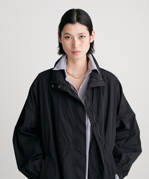 LARUTA（ラルータ）の「【LARUTA】撥水加工ナイロンマンパコート（マウンテンパーカー・レディース・ブラック/カーキ/アイボリー・FREE）」の13枚目の写真