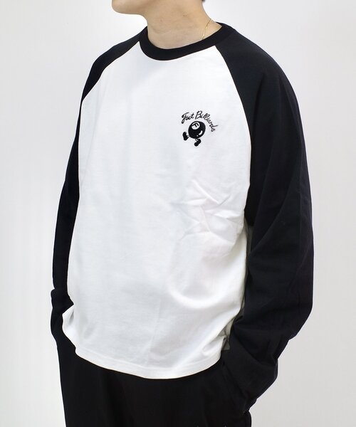 WHO'S WHO gallery（フーズフーギャラリー）の「【UNISEX/ユニセックス】COOPER FACTビリヤードラグランロンTEE（Tシャツ/カットソー・レディース・ブラック/チャコールグレー・MEDIUM/LARGE）」の14枚目の写真