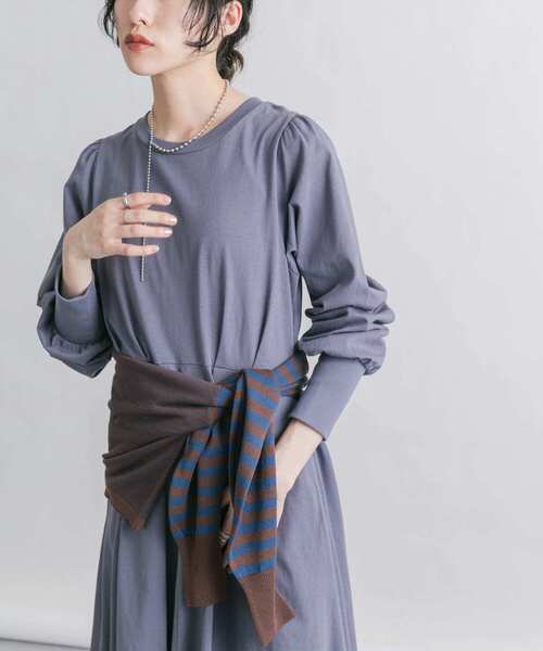 KBF(ケイビーエフ)の「ボリュームカットワンピース(ワンピース・レディース・アイボリー/ブラック/グレー系その他・ONE)」の3枚目の写真