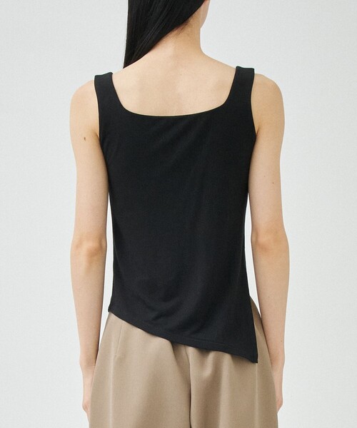 STUDIOUS(ステュディオス)の「【determ】Asymmetric Side Slide Top/アシンメトリーサイドスリットタンクトップ(タンクトップ・レディース・ブラック/ホワイト・2)」の16枚目の写真