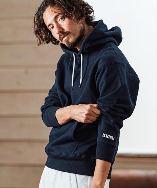 felkod(フィルコッド)の「mpa3727- Heavy Weight Relax Silhouette Parka パーカー(パーカー・メンズ・ブラック/ネイビー/アッシュ・XL/L/M/S)」の3枚目の写真